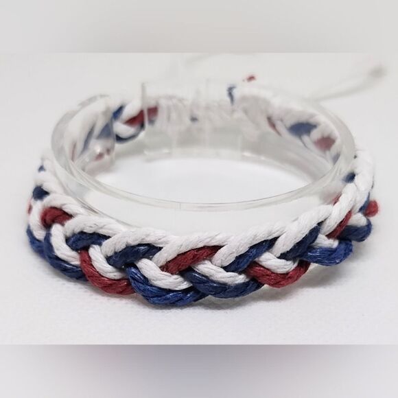 Men's bracelet braided rope new e41 - Picture 1 of 1